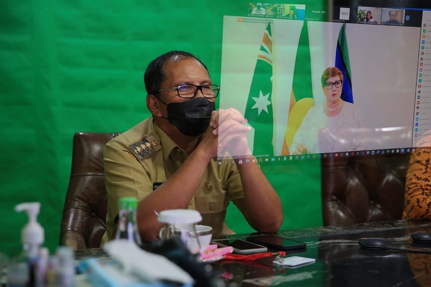 Wali Kota Makassar Hadiri Pidato Menlu Australia secara Virtual